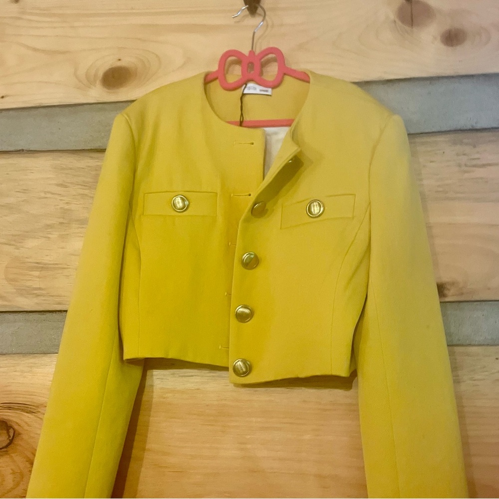 Rosetta Getty Cropped Crewneck Jacket!!